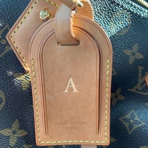 Louis Vuitton “A” Initial tag!